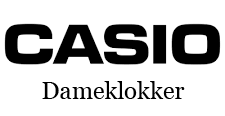 Casio dameklokker